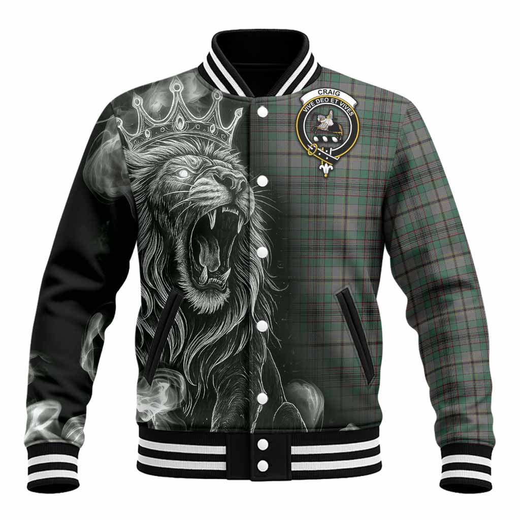 Craig Tartan Baseball Jacket Roaring Lion Heritage