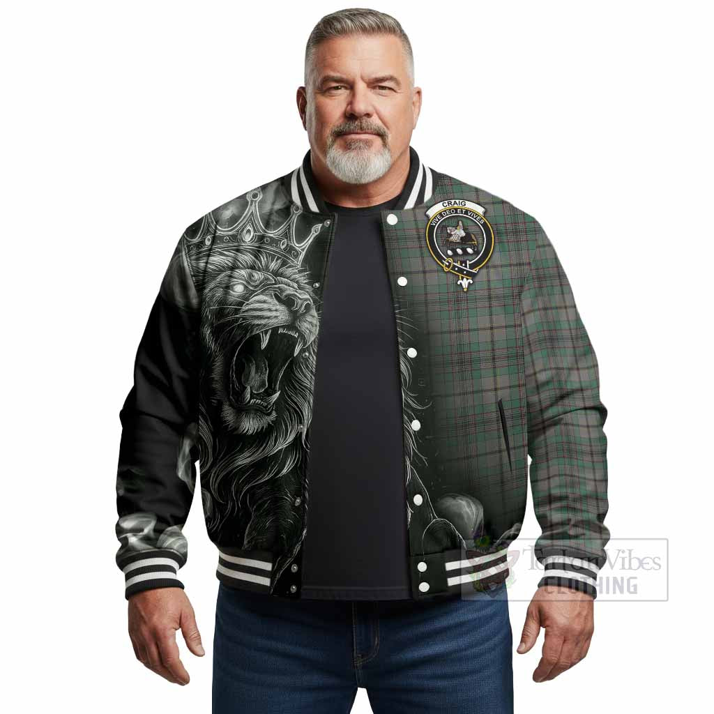 Craig Tartan Baseball Jacket Roaring Lion Heritage