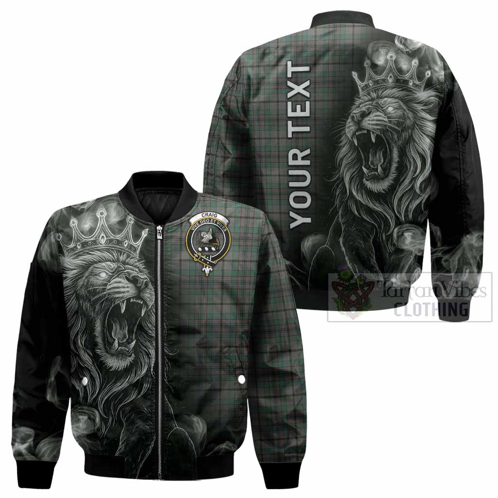 Craig Tartan Bomber Jacket Roaring Lion Heritage