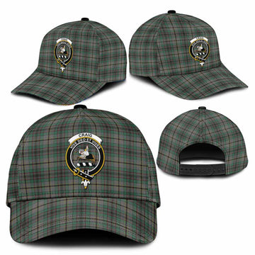 Craig Tartan Classic Cap with Family Crest