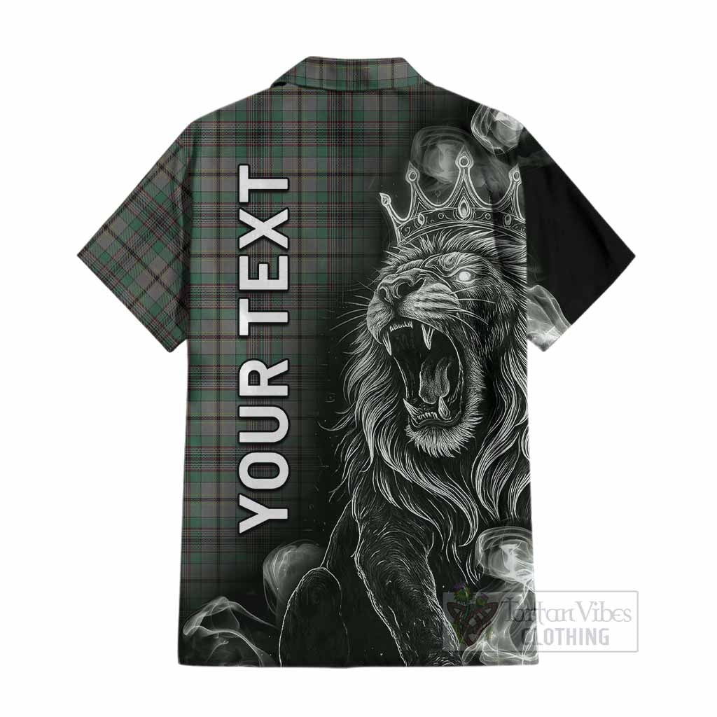 Craig Tartan Cotton Hawaiian Shirt Roaring Lion Heritage