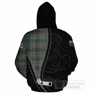 Craig Tartan Cotton Hoodie New Zealand Pattern Unique Zipper Stylized