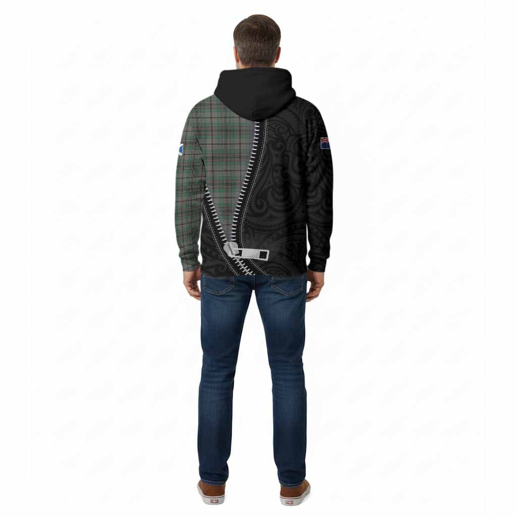 Craig Tartan Cotton Hoodie New Zealand Pattern Unique Zipper Stylized