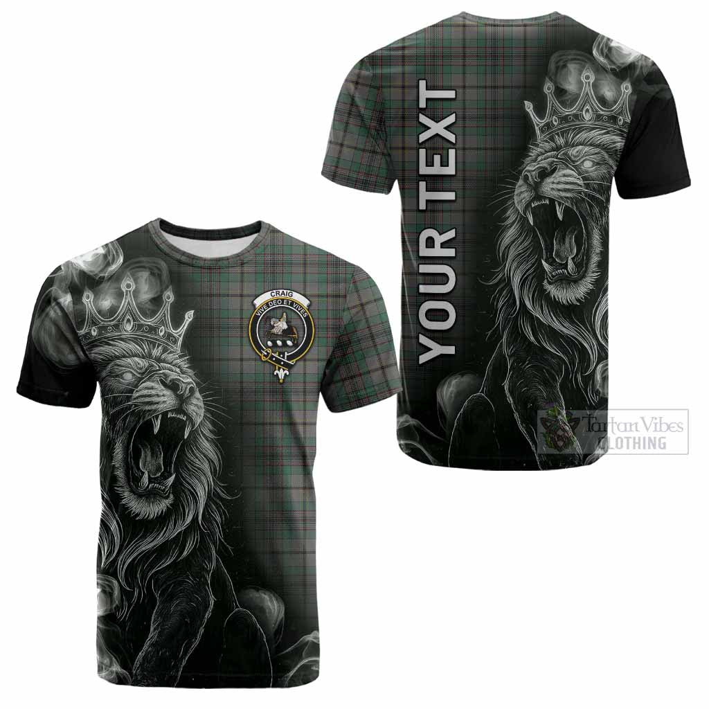 Craig Tartan Cotton T-shirt Roaring Lion Heritage