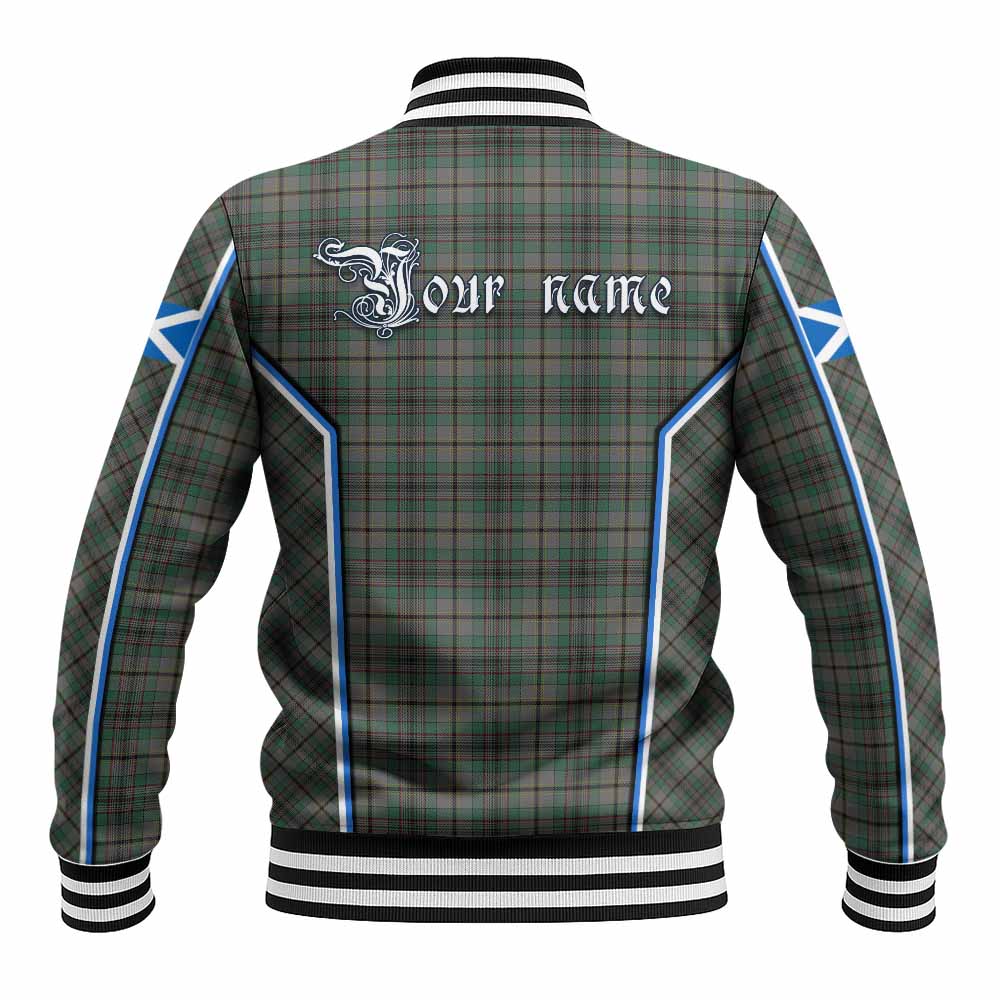 Craig Tartan Crest Baseball Jacket Scotland Coat of Arm Flag Style - Tartan Vibes Clothing