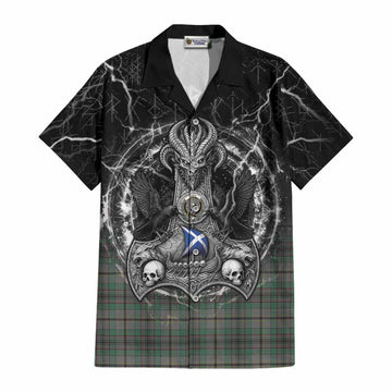 Craig Tartan Crest Cotton Hawaiian Shirt Celtic Odin's Raven Legacy