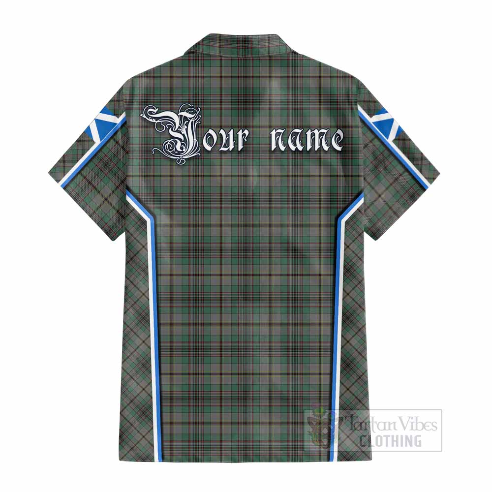 Craig Tartan Crest Cotton Hawaiian Shirt Scotland Coat of Arm Flag Style - Tartan Vibes Clothing