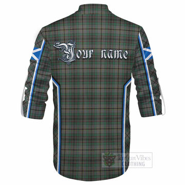Craig Tartan Crest Ghillie Kilt Shirt Scotland Coat of Arm Flag Style