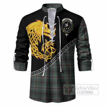 Craig Tartan Crest Ghillie Shirt Legendary Dragon Knot Half Style