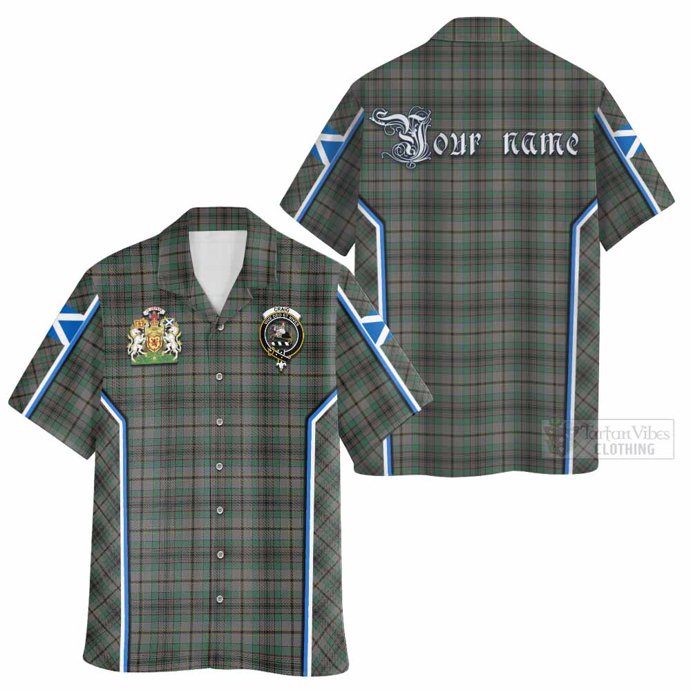 Craig Tartan Crest Hawaiian Shirt Scotland Coat of Arm Flag Style - Tartan Vibes Clothing