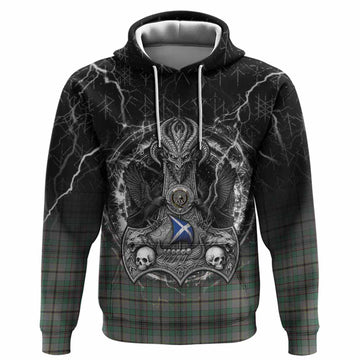 Craig Tartan Crest Hoodie Celtic Odin's Raven Legacy