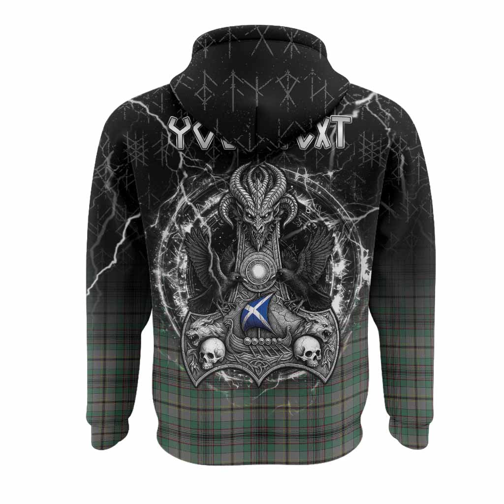 Craig Tartan Crest Hoodie Celtic Odin's Raven Legacy