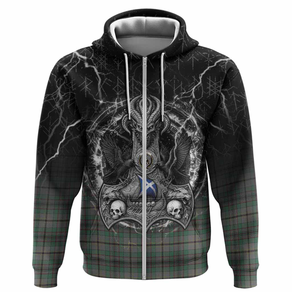 Craig Tartan Crest Hoodie Celtic Odin's Raven Legacy