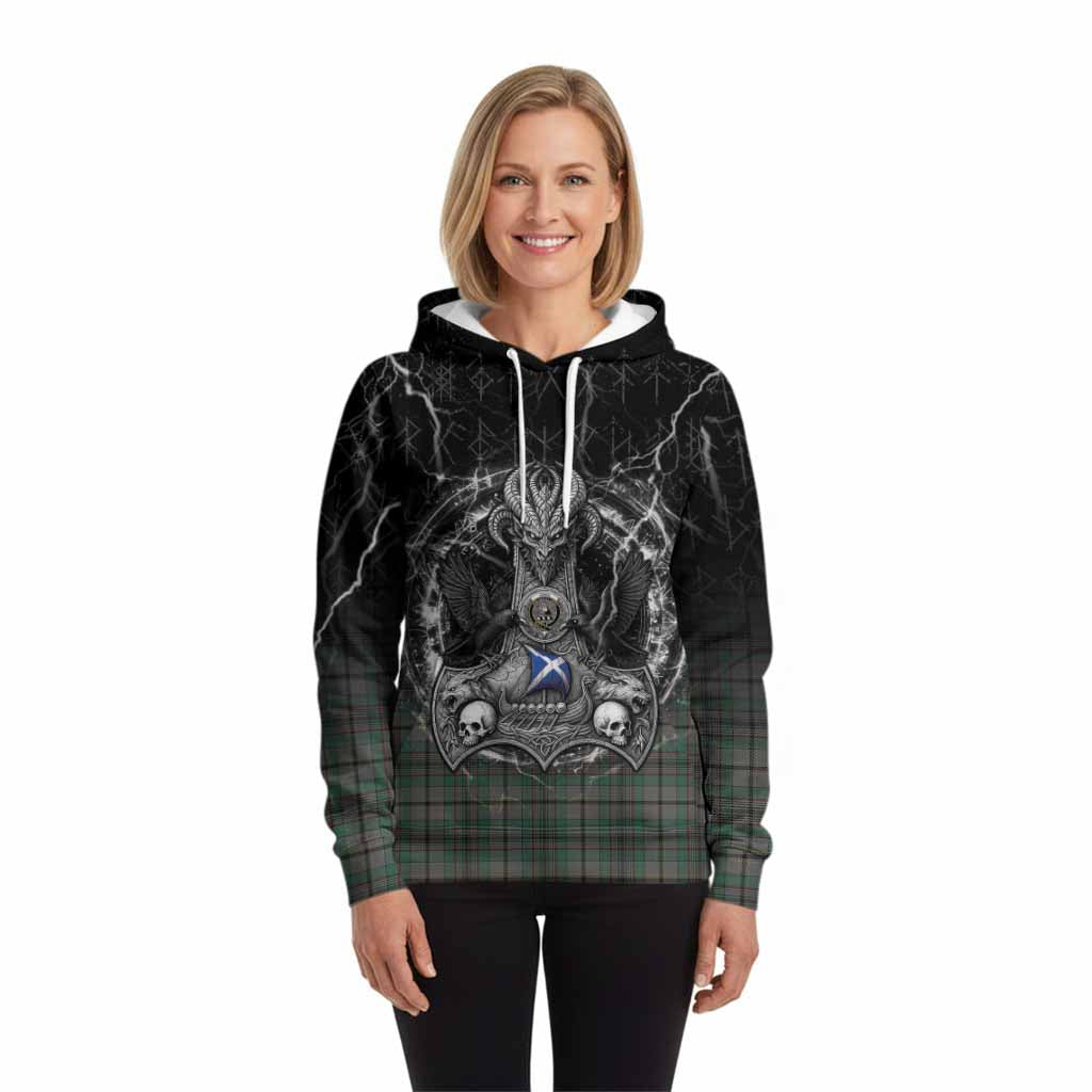 Craig Tartan Crest Hoodie Celtic Odin's Raven Legacy