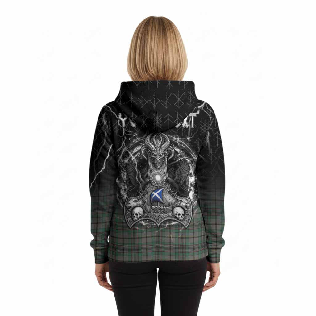 Craig Tartan Crest Hoodie Celtic Odin's Raven Legacy