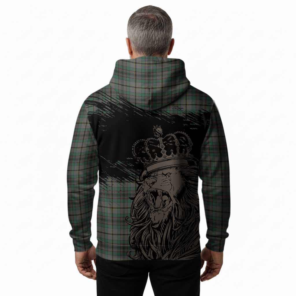 Craig Tartan Crest Hoodie Crowned Lion Heritage Style
