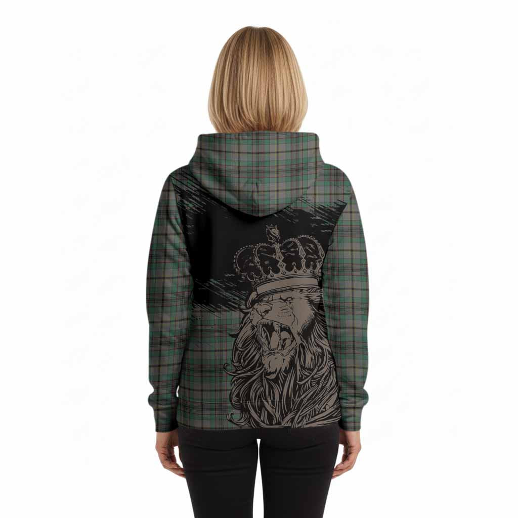 Craig Tartan Crest Hoodie Crowned Lion Heritage Style