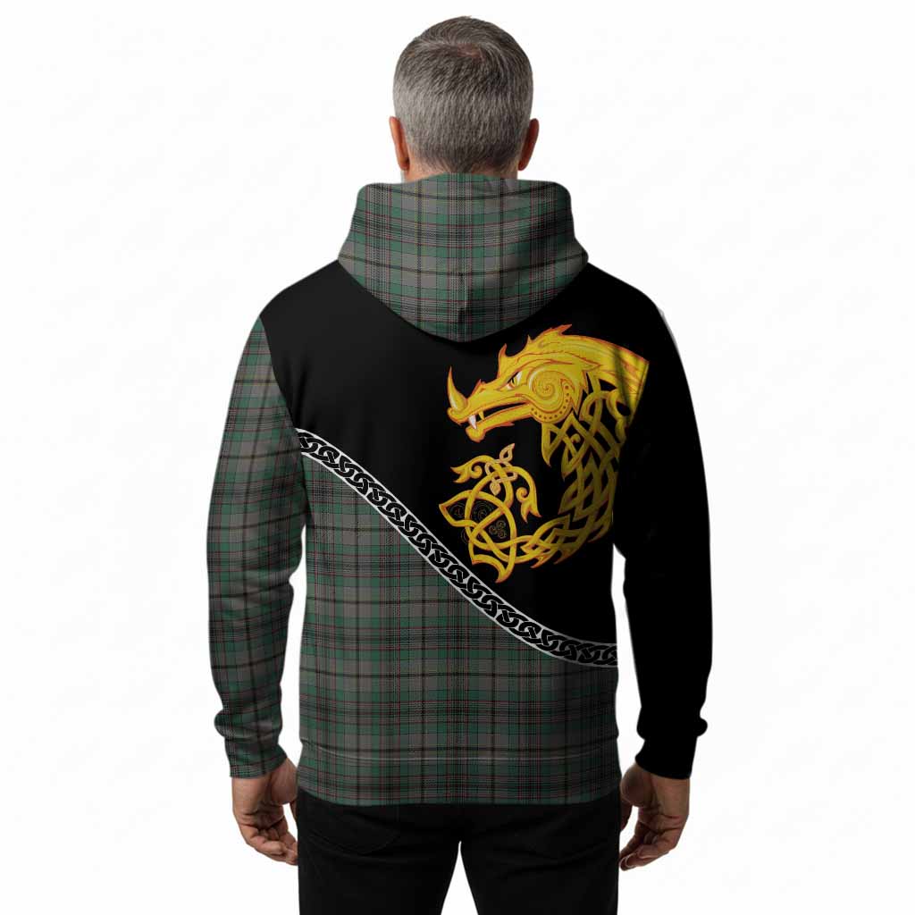 Craig Tartan Crest Hoodie Legendary Dragon Knot Half Style