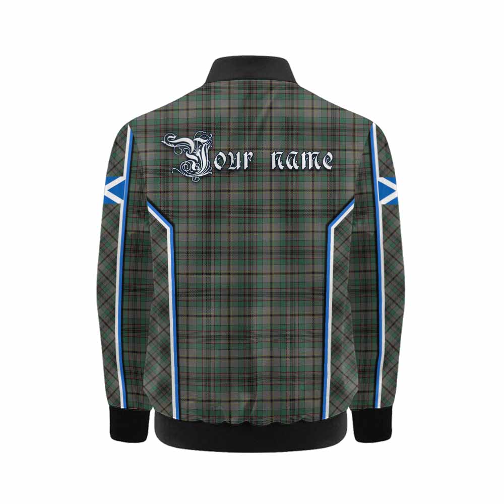 Craig Tartan Crest Kid Bomber Jacket Scotland Coat of Arm Flag Style - Tartan Vibes Clothing
