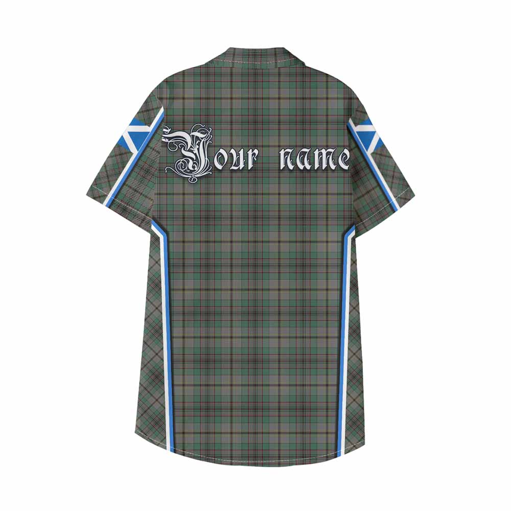 Craig Tartan Crest Kid Hawaiian Shirt Scotland Coat of Arm Flag Style - Tartan Vibes Clothing