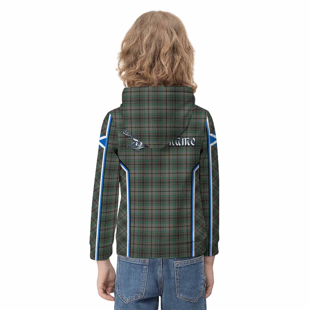 Craig Tartan Crest Kid Hoodie Scotland Coat of Arm Flag Style - Tartan Vibes Clothing
