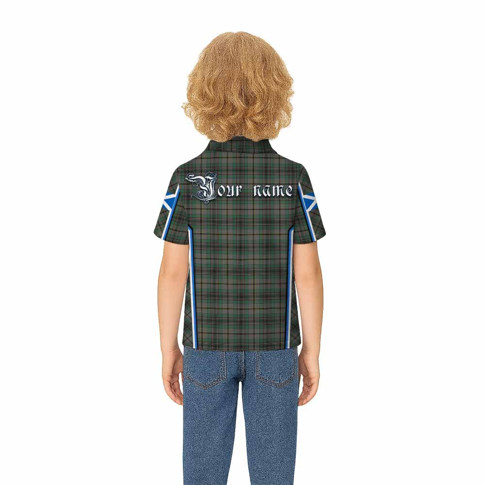 Craig Tartan Crest Kid Polo Shirt Scotland Coat of Arm Flag Style - Tartan Vibes Clothing