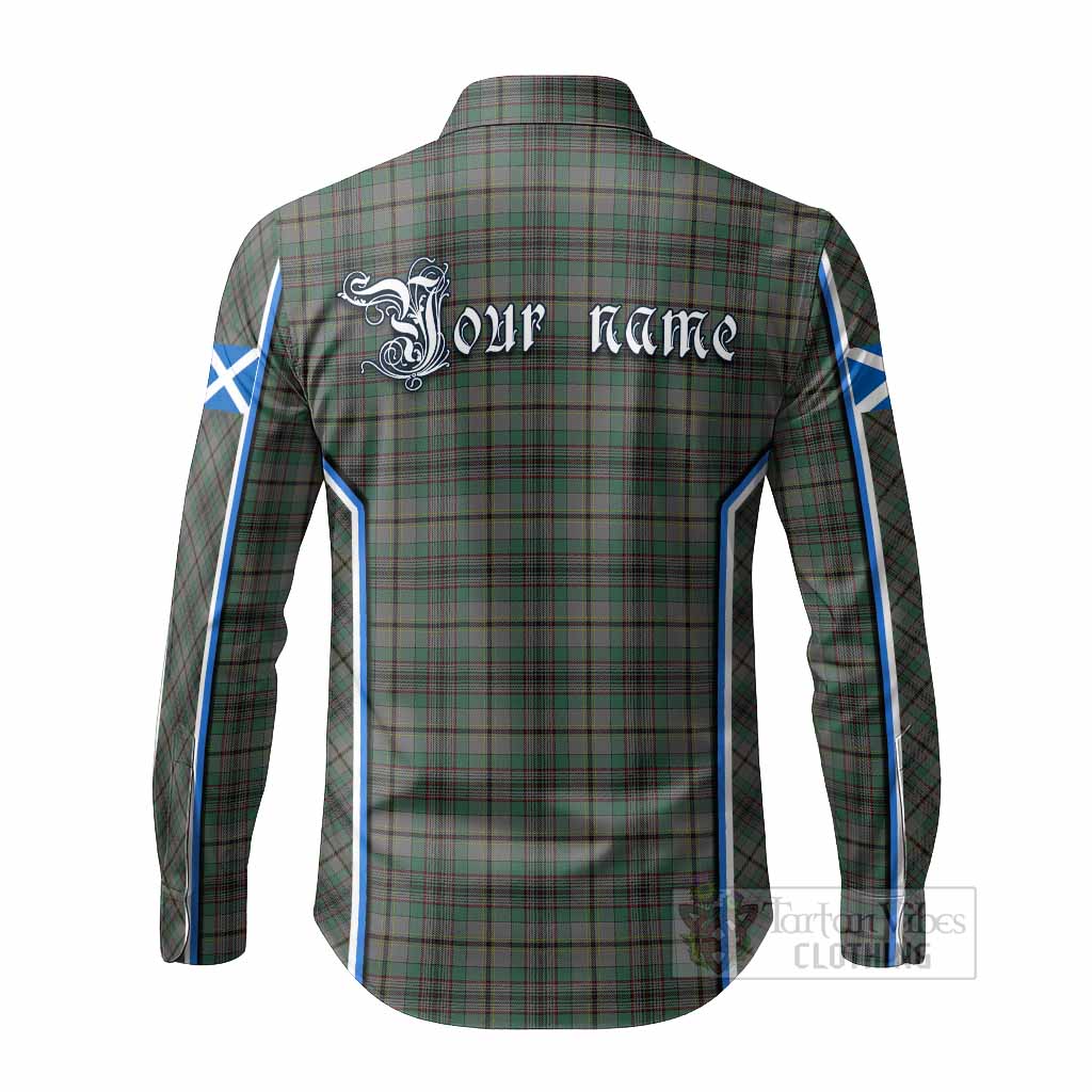 Craig Tartan Crest Long Sleeve Button Shirts Scotland Coat of Arm Flag Style - Tartan Vibes Clothing