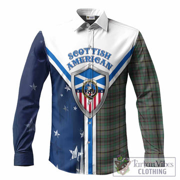 Craig Tartan Crest Long Sleeve Button Shirts Scottish-American Heritage