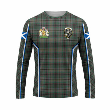 Craig Tartan Crest Long Sleeve T-Shirt Scotland Coat of Arm Flag Style - Tartan Vibes Clothing