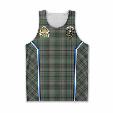 Craig Tartan Crest Men Tank Top Scotland Coat of Arm Flag Style