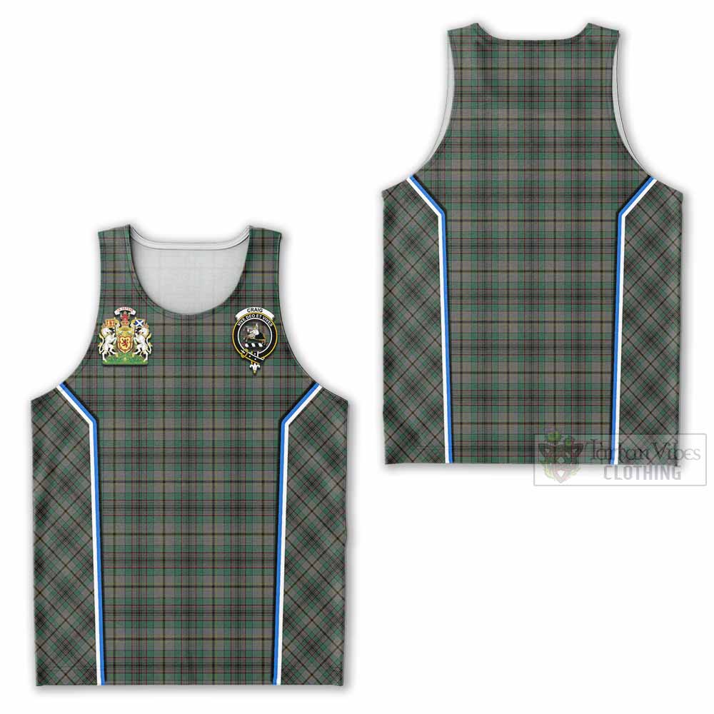Craig Tartan Crest Men Tank Top Scotland Coat of Arm Flag Style - Tartan Vibes Clothing