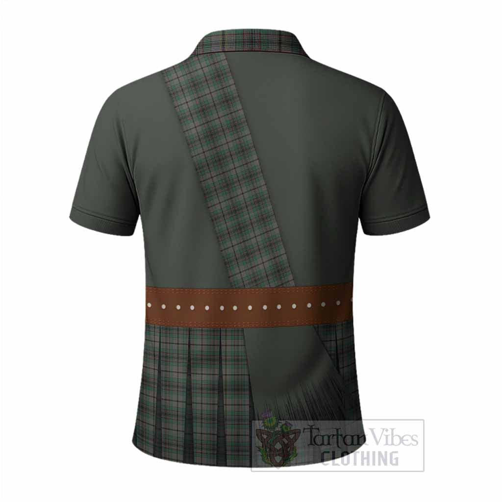 Craig Tartan Crest Polo Shirt Kilt Costume Style