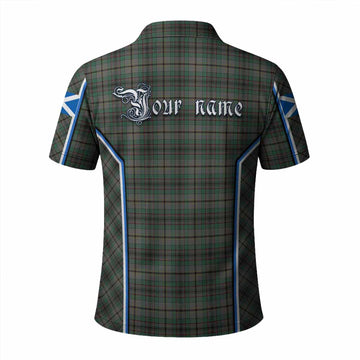 Craig Tartan Crest Polo Shirt Scotland Coat of Arm Flag Style