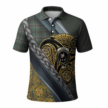 Craig Tartan Crest Polo Shirt Scottish Triskele Celtic