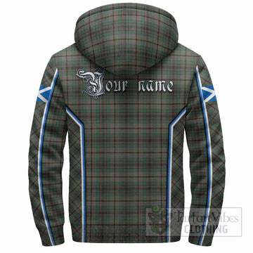 Craig Tartan Crest Sherpa Hoodie Scotland Coat of Arm Flag Style