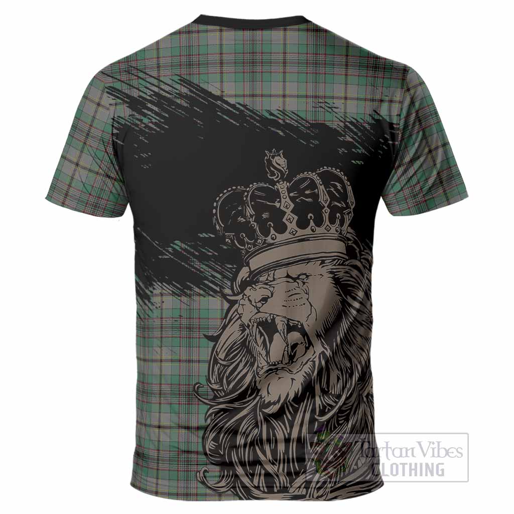 Craig Tartan Crest T-Shirt Crowned Lion Heritage Style
