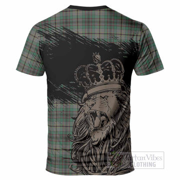 Craig Tartan Crest T-Shirt Crowned Lion Heritage Style