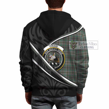 Craig Tartan Family Crest Hoodie Celtic Scottish Thistle Floral