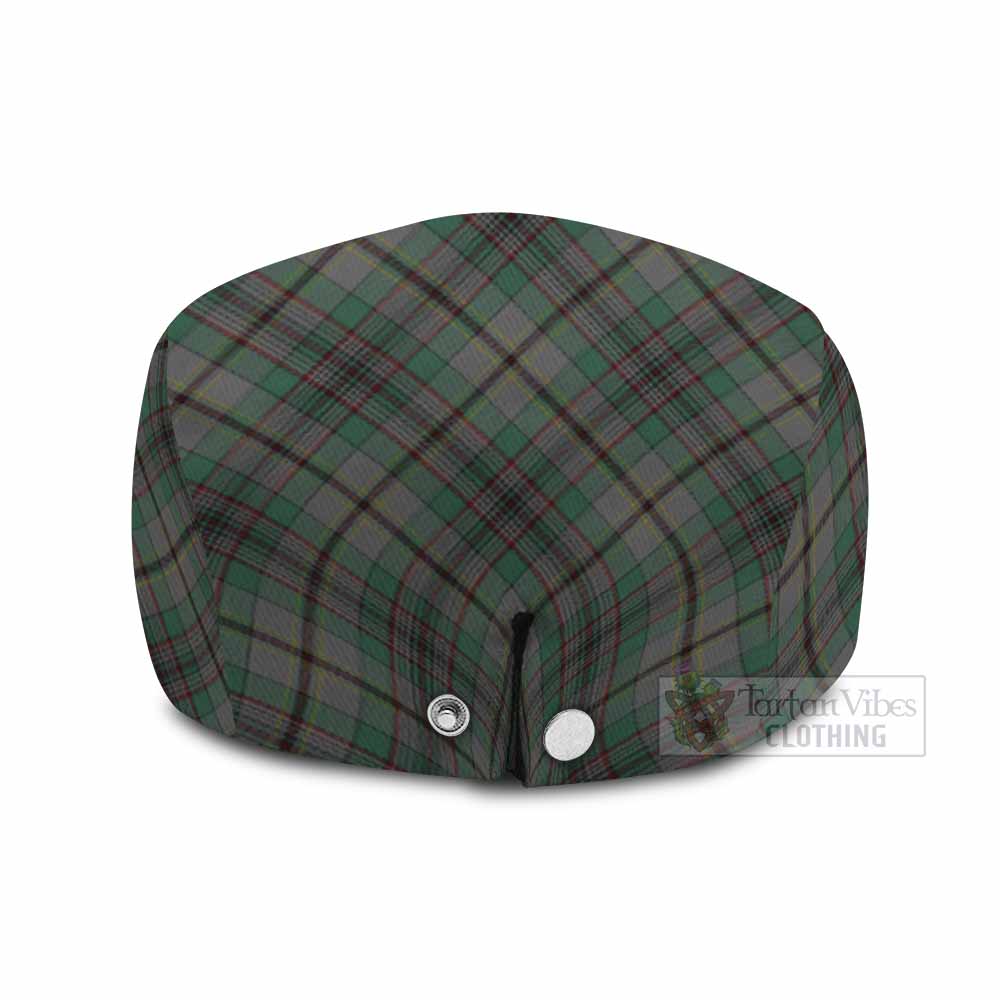 Craig Tartan Flat Cap, Jeff Cap Cross Style with Family Crest - Tartan Vibes Clothing