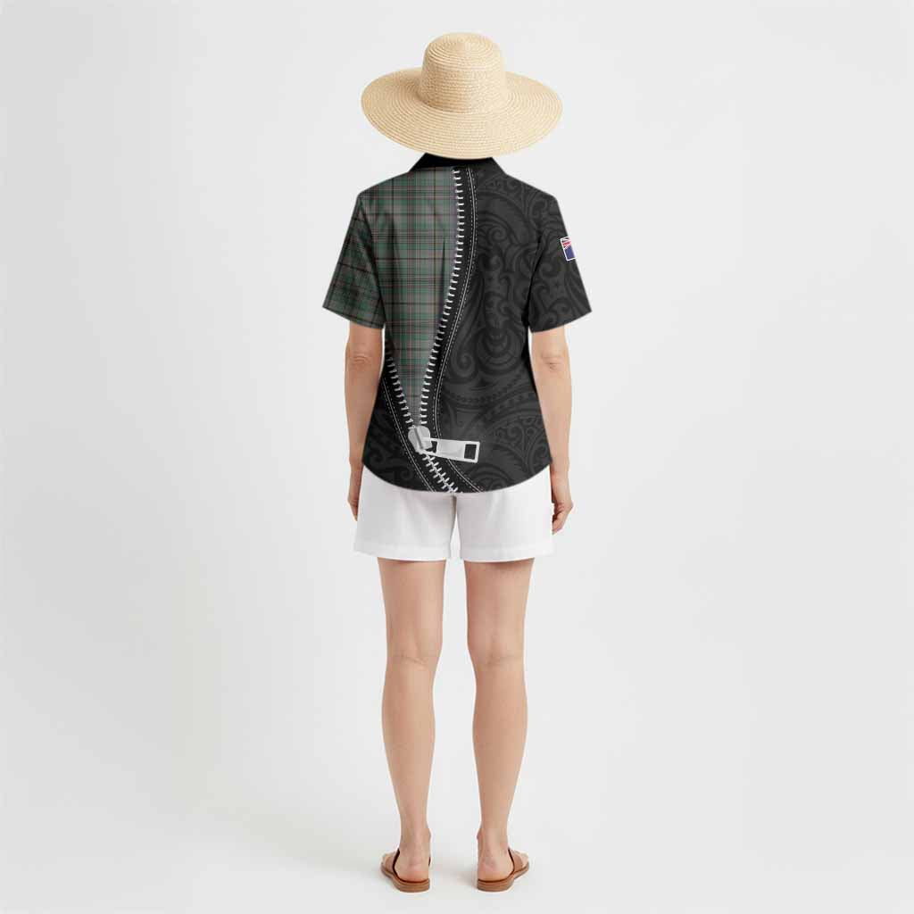Craig Tartan Hawaiian Shirt New Zealand Pattern Unique Zipper Stylized