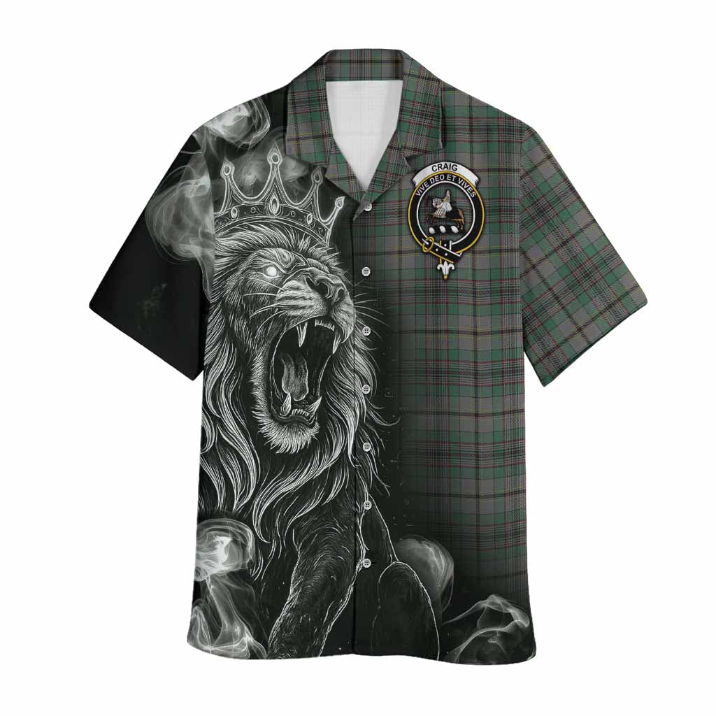 Craig Tartan Hawaiian Shirt Roaring Lion Heritage