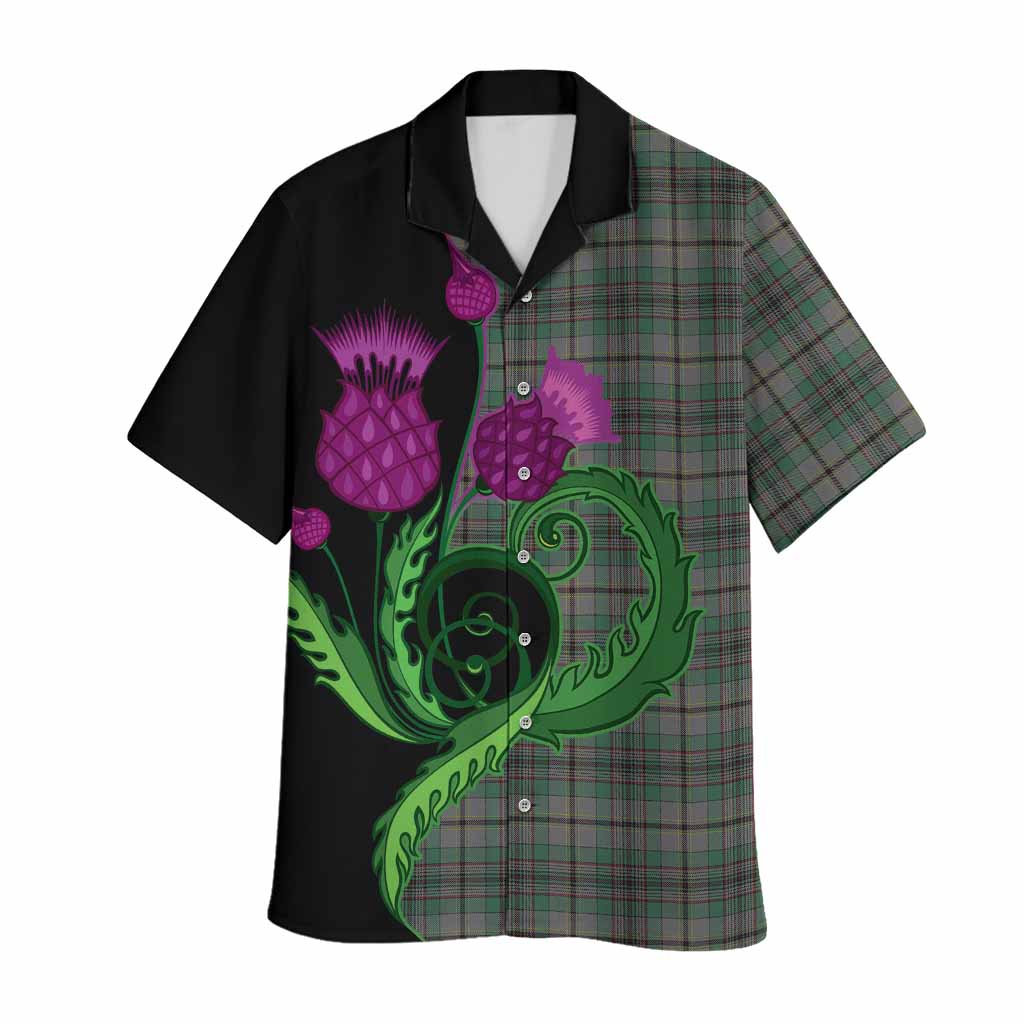 Craig Tartan Hawaiian Shirt Traditional Scottish Thistle