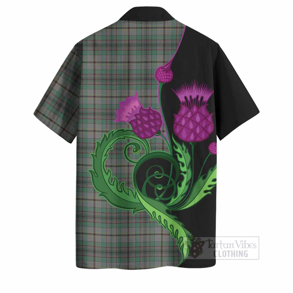 Craig Tartan Hawaiian Shirt Traditional Scottish Thistle