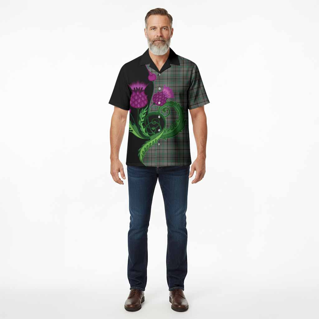 Craig Tartan Hawaiian Shirt Traditional Scottish Thistle