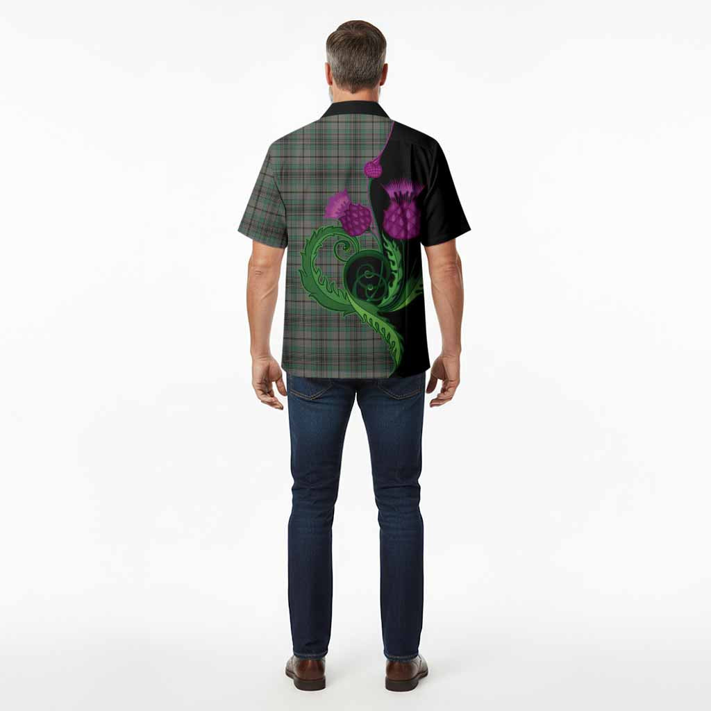 Craig Tartan Hawaiian Shirt Traditional Scottish Thistle
