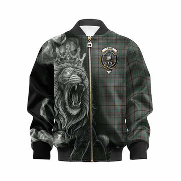 Craig Tartan Kid Bomber Jacket Roaring Lion Heritage