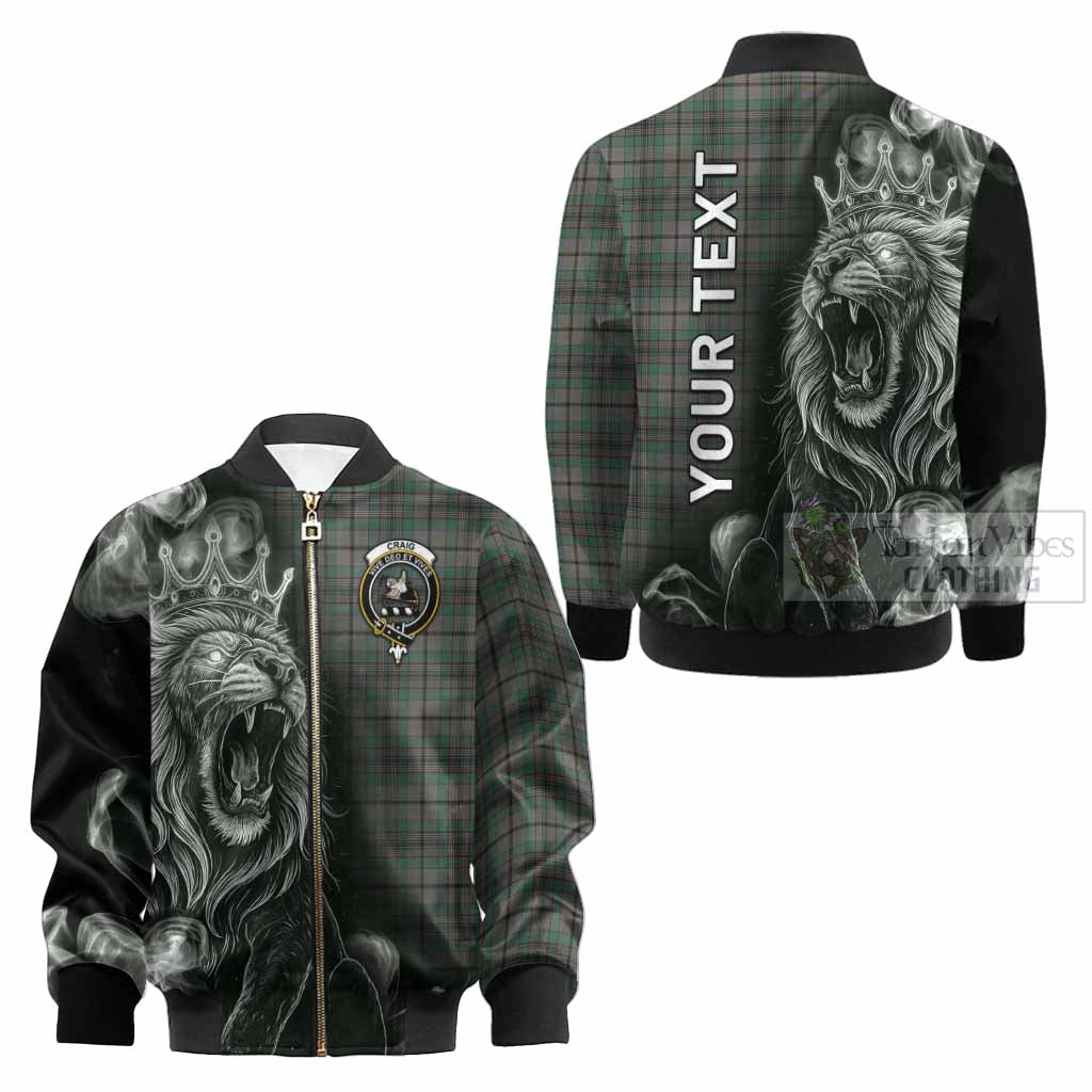 Craig Tartan Kid Bomber Jacket Roaring Lion Heritage
