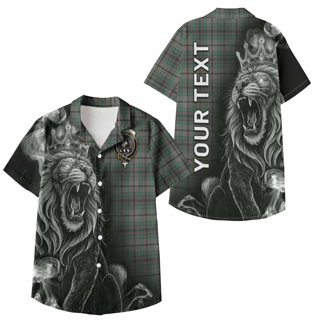 Craig Tartan Kid Hawaiian Shirt Roaring Lion Heritage