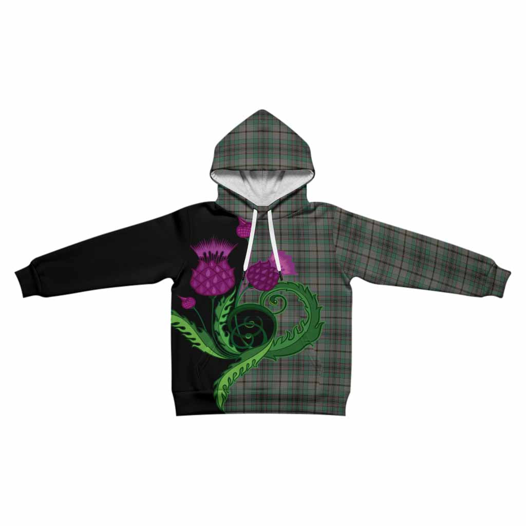 Craig Tartan Kid Hoodie Traditional Scottish Thistle
