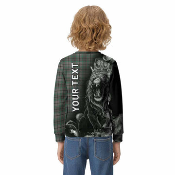 Craig Tartan Kid Knitted Sweatshirt Roaring Lion Heritage